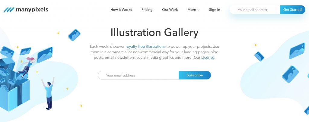 ManyPixels 免费插画素材库