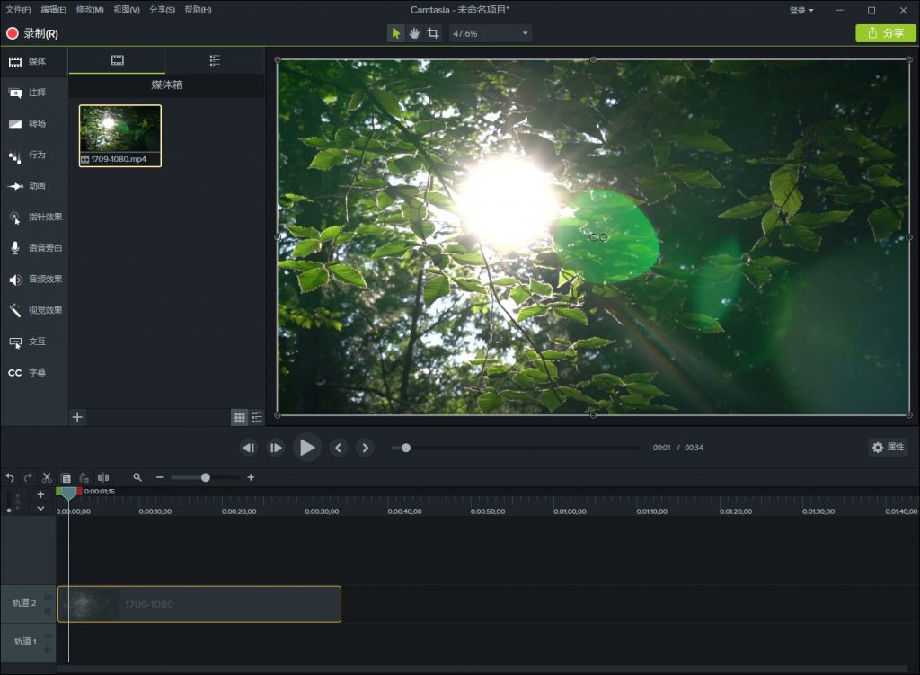Camtasia  录制视频