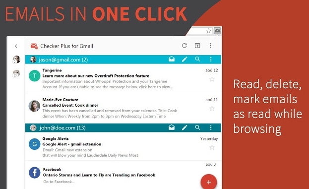 Checker Plus for Gmail™  谷歌邮件提醒插件