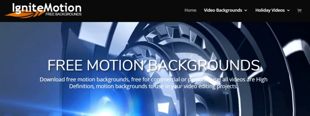 IgniteMotion 免费视频背景素材网站