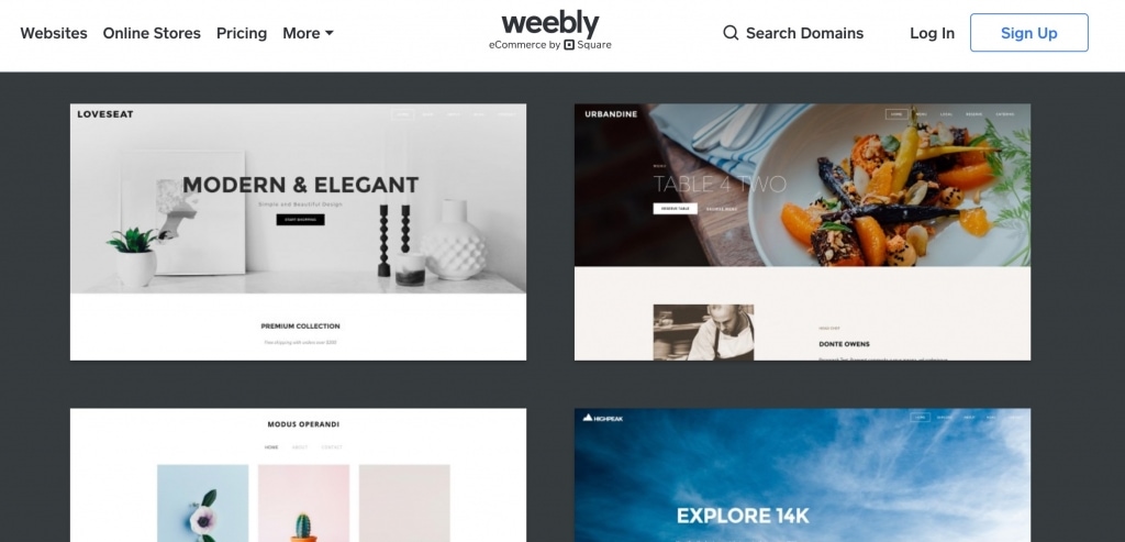 网站和电子商城搭建工具Weebly
