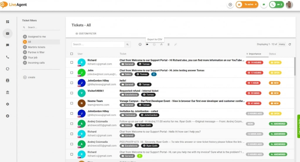LiveAgent 在线客服系统