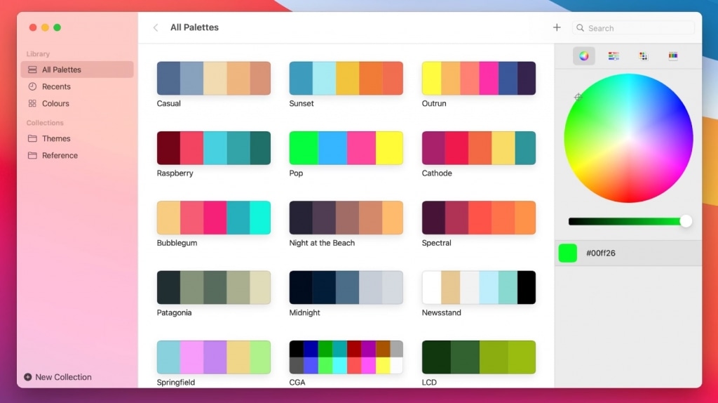 Mac配色APP Pastel
