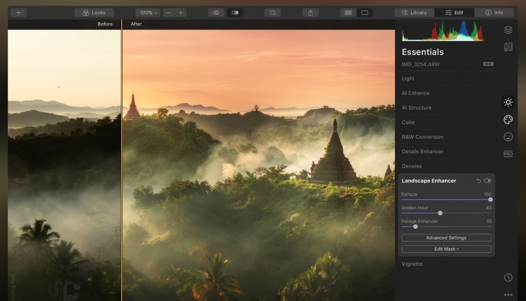 Mac智能修图软件Luminar