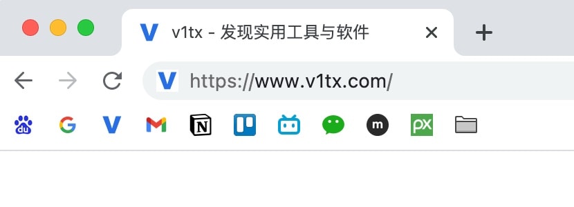 Chrome 设置书签栏只显示图标